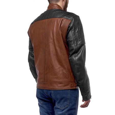 Bravo 7 jacket, skin, brown, black, l-2