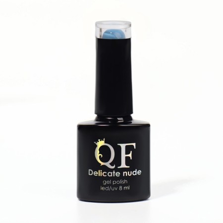 Delicate nude nail polish gel, 3 phase, 8 ml, LED/UV, blue color (32)-6