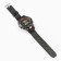 Men's washing watches, silicone strap, black