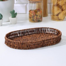 Basket for fruits and bread of the oooo, 34.5 × 24.5 × 4.5 cm, oval