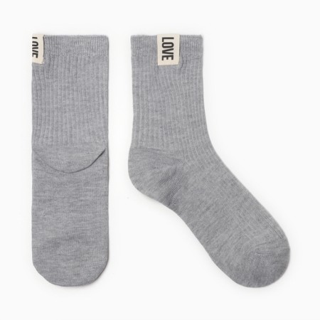 Women's socks KAFTAN LOVE R.36-39 (23-25 ​​cm), gray-1