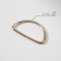 Half -ring for bags, d = 40 mm, thickness - 3 mm, 10 pcs, gold color