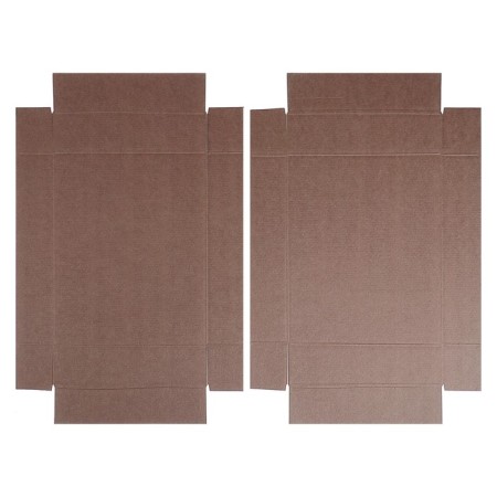 The box is the team, without printing. lid is "brown" without a window 29 x 23.5 x 6 cm-2
