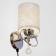 Sconces with wire 2571/1p e27 40w chrome 12x26 cm