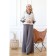 Female trousers, size 42, gray color