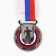 Thematic medal 197 "Football", silver, d = 5 cm