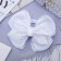 Hair gum "Schoolgirl" Bant Lace, 9 cm, white