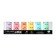 A set of markers of textbooks 6 colors, 5.0, Devente Pastel beveled