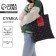 Bag-shop hysterical without lightning, without lining, black color