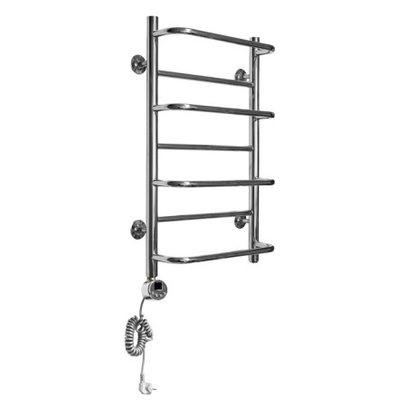 Domoterm electric heated towel rail "Orpheus", 400 x 700 mm, 7 crossbars, left, chrome-1