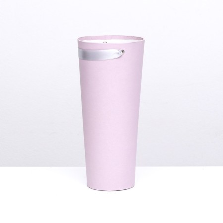 Carrying cone to flowers, dusty rose 10 x 14 x 30 cm-3