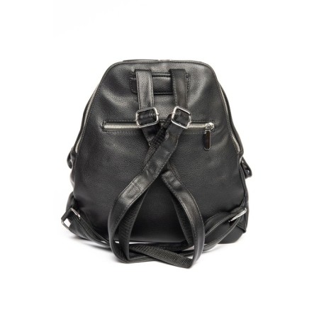 Women's backpack, eco -leather, Ludor black, 30x16x33 cm-2