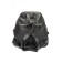 Women's backpack, eco -leather, Ludor black, 30x16x33 cm
