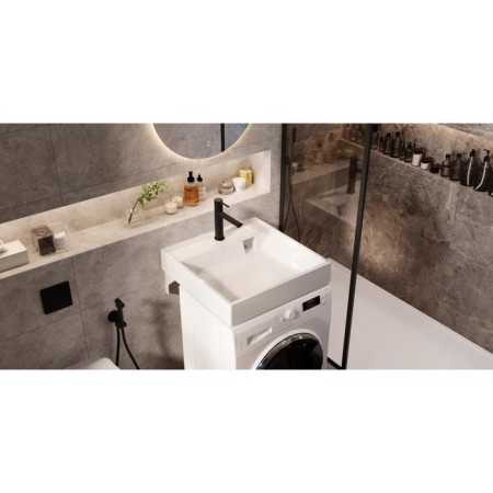 Sink over the washing machine Uperwood NAOMI, 60x60 cm, white-5