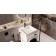 Sink over the washing machine Uperwood NAOMI, 60x60 cm, white