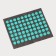 Iplikator-river, the base of textiles, 70 modules, 32 × 26 cm, dark gray/turquoise color