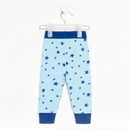 Pants for children, blue/stars, height 68 cm
