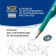 A set of pencils of black -graphic 3 pieces "Evolution", NV, plastic, with an eraser