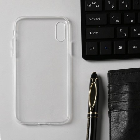 Innovation cover for iPhone XR, silicone, transparent-1