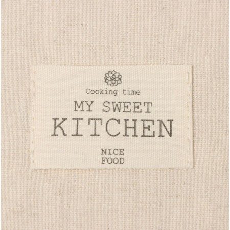 Apron Ethel ECO, central milk, 60x70 cm, 70% HL, 30% linen, 190 g/m2-8