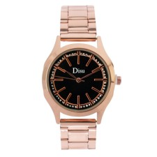 Women's watches of women's “Sylvina”, dial D-3.2 cm, black dial