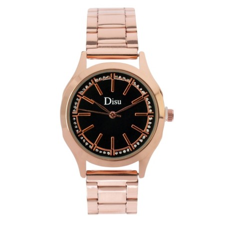 Women's watches of women's “Sylvina”, dial D-3.2 cm, black dial