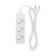 Extension cord Standard 3 Nests, 1.5m, 2x1.0mm², b/s, white rexant