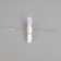 Garland “thread” 2 m Rosa with nozzles “clothespins”, IP20, silver thread, 20 LED, glow warm white, AAX2