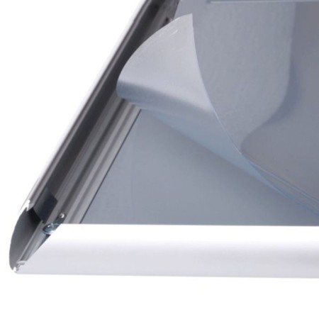 The frame for advertising and ads is wall, A4, 210 x 297 mm, an aluminum profile 25 mm-2