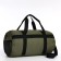 Road bag with lightning, outer pocket, long belt, khaki color