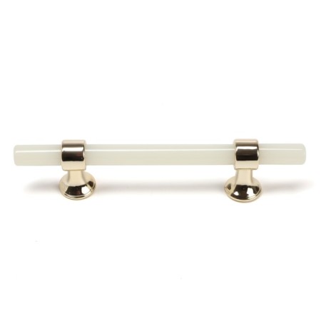 Cappio pk106 bracket handle, m/o 96 mm, d = 12 mm, plastic, phosphorus/gold color-2