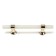 Cappio pk106 bracket handle, m/o 96 mm, d = 12 mm, plastic, phosphorus/gold color