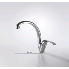 Bravat Fit Fit F7135188CP-1-RRUS kitchen, single-legged with high spout, chrome