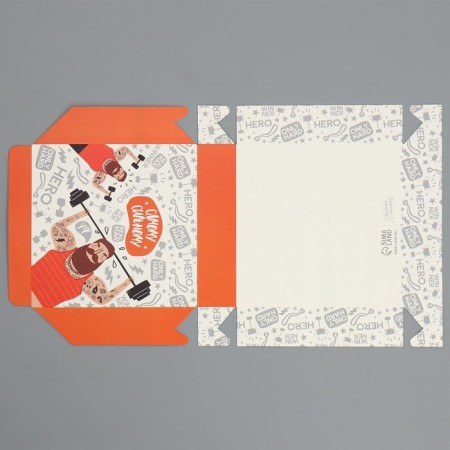Confectionery packaging, the box “The strongest”, 14 x 14 x 3.5 cm-5