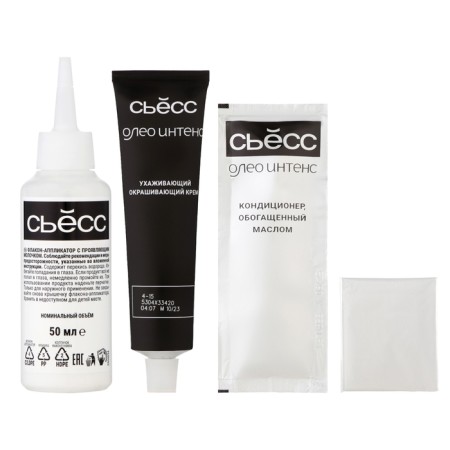 Syoss oleo intense hair dye, without ammonia, shade 6-10 dark blonde-1
