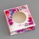Box Gift team with a window, packaging, "gift for you", 10 x 10 x 3 cm
