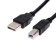 EXPLOYD EX-K-1480, USB A (M)-USB B (M), 5 m, black cable