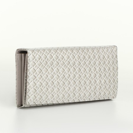 Women's wallet on magnets, gray color
