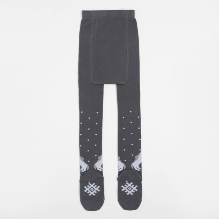 Pantyhose children's kaftan "unicorn" 92-98 cm, gray-2