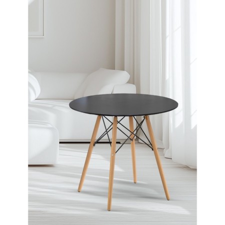 DT-957 table, diameter 80 cm, black-1