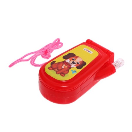 Musical phone "Pets", Russian voice acting, lighting effects, works from batteries, mix-2