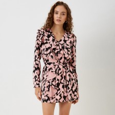 Women's dress with oxen mist, size 50, pink