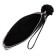 Penal is soft, 1 compartment, 80 x 210 x 35 mm, voluminous, Devente, Classic, fantle leather, with a pen, black