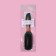The comb massage, rubberized pen, 5 × 24 cm, black/golden color