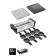 Electric Grill KitFort KT-1647, RAKTERY, 1200 W, 8 pans, 70x70 mm, black