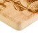 Board from the massif “Fox”, square, 18 × 18 cm