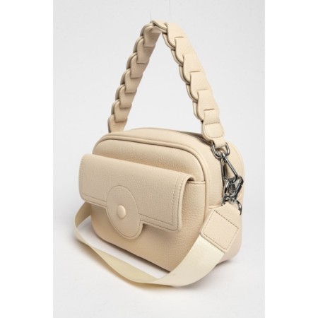 Cross-Body Bag, eco-leather, Ludor Milk, 22x9x19 cm-1