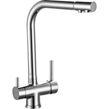 Rossinka Z40-25 kitchen mixer, one-handed, chromium color