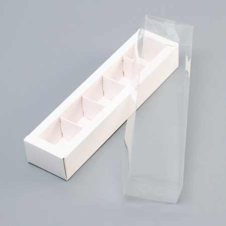 Box for 5 sweets, 22 x 5.5 x 3.5 cm. Confectionery packaging-2