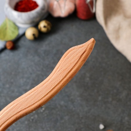 Wooden blade "Author", 34 x 6 cm, array of beech-3